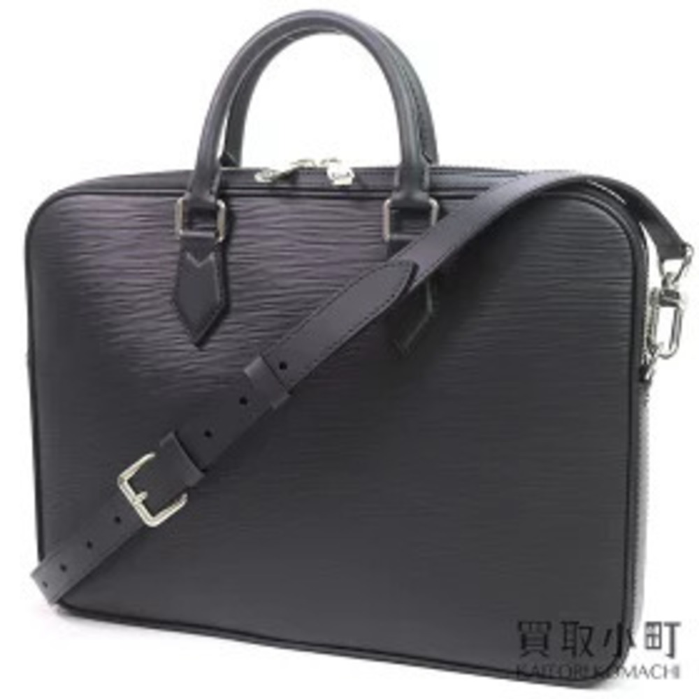 Louis Vuitton Dandy Briefcase Epi Noir Black Shoulder Bag Business Black